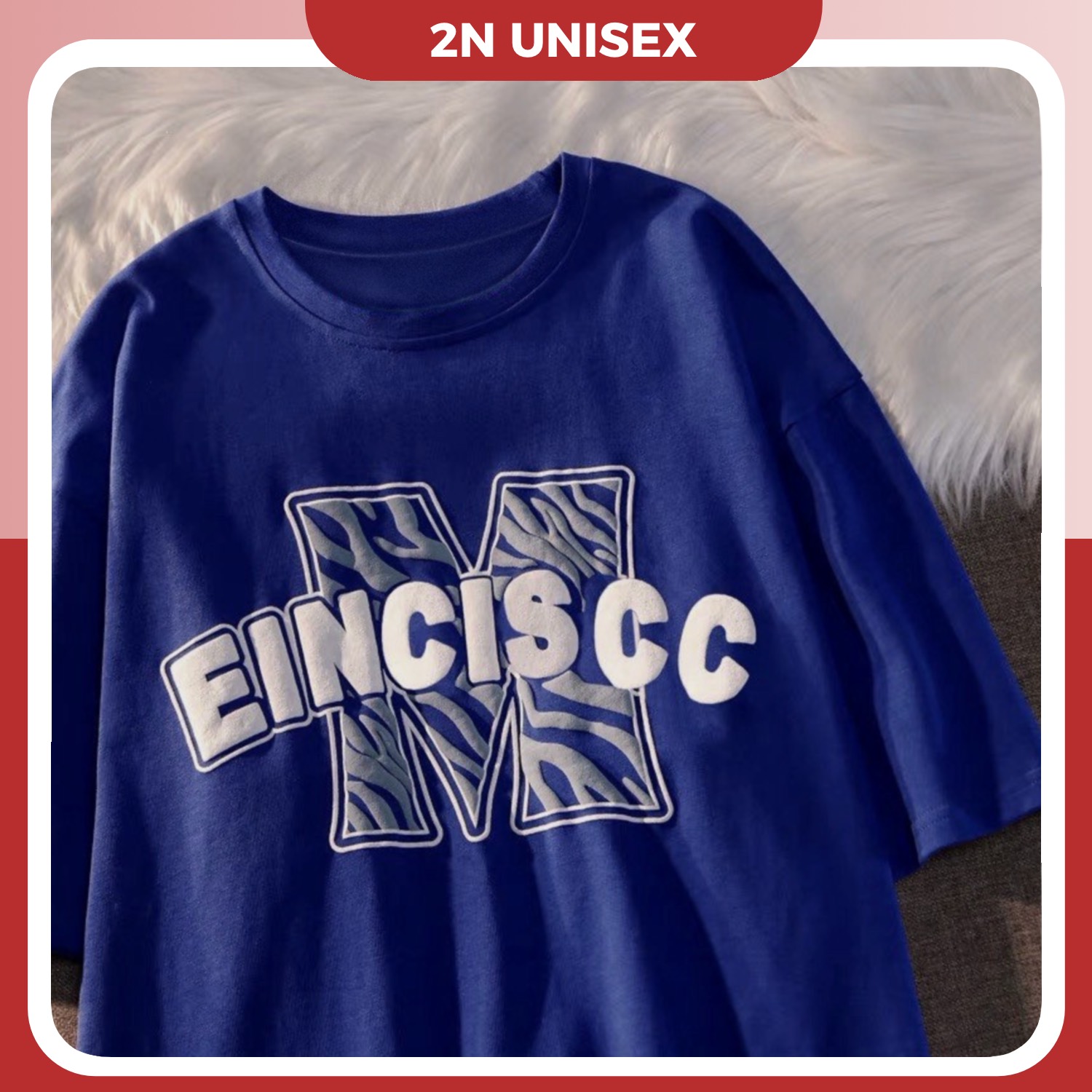 Áo thun tay lỡ form rộng - phông nam nữ cotton oversize - T shirt einsicht a - 2N Unisex