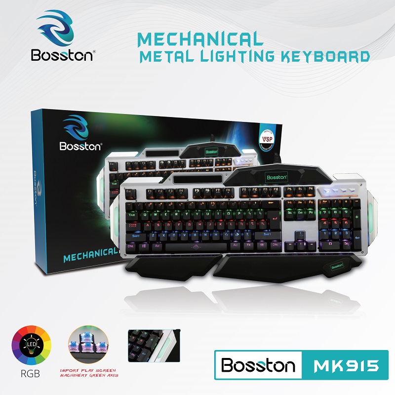 Phím Cơ Bosston MK915 Chuyên Gaming - HN - HÀNG CHÍNH HÃNG