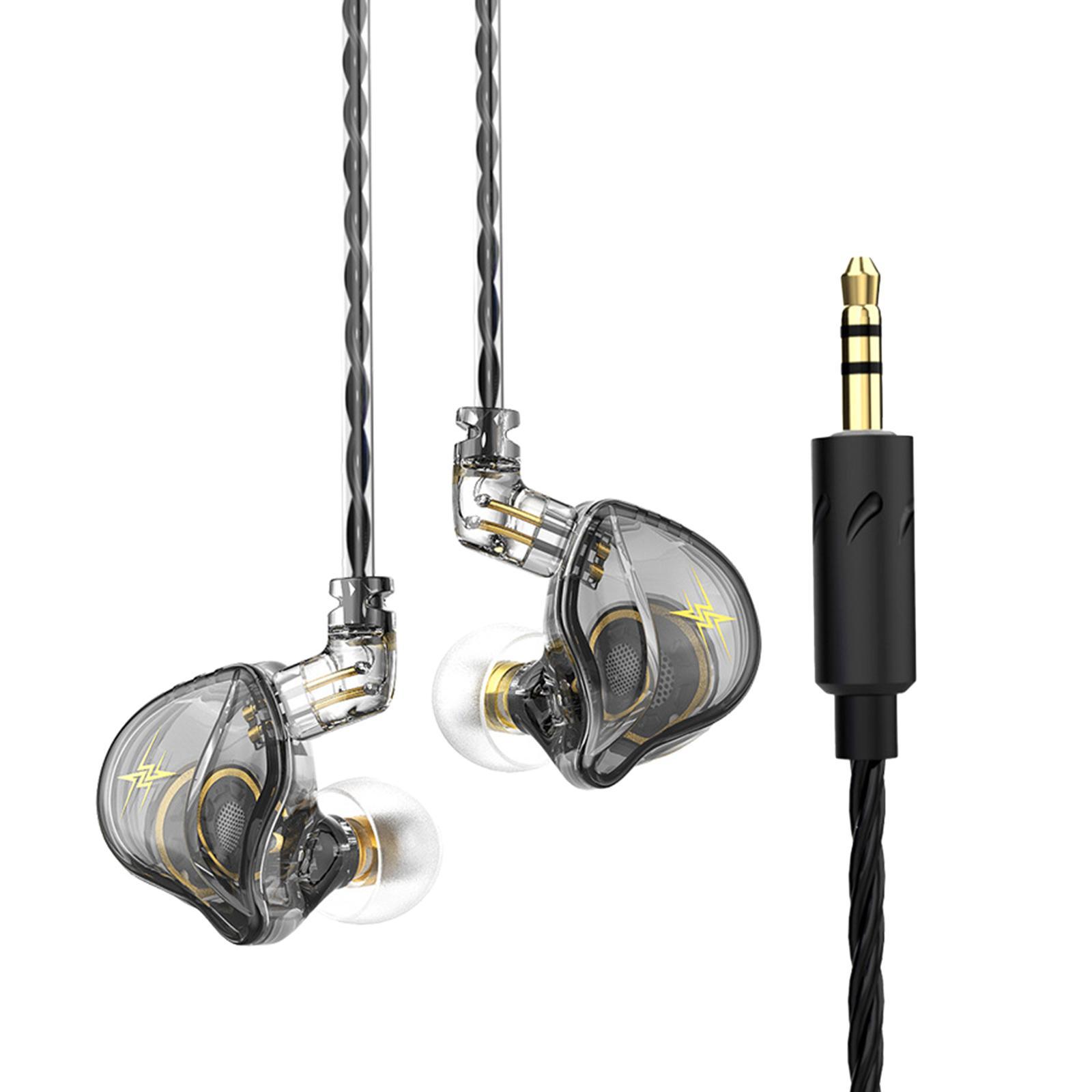 ZXT Wired Earbuds Earphone , HiFi Bass Headphones in Ear Noise Cancelling Magnetic Coil Sport Headset for Sports Hiking Gym Mobile Phones PC