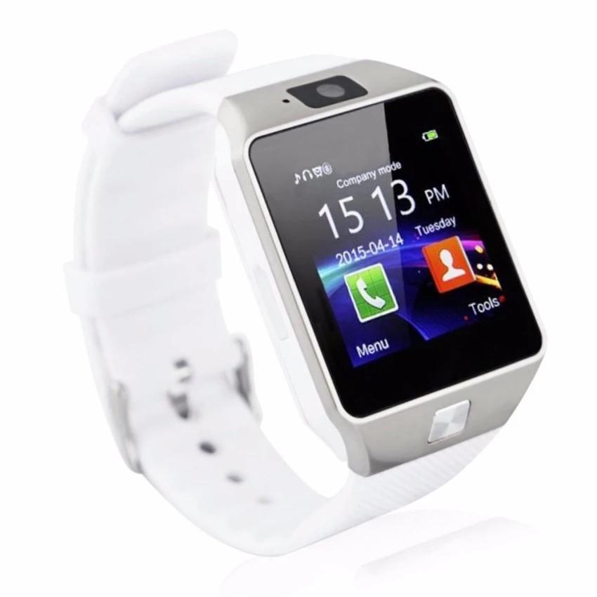 Đồng Hồ Smart Watch DZ09 Trắng Gắn Sim Nghe Gọi như điên thoại