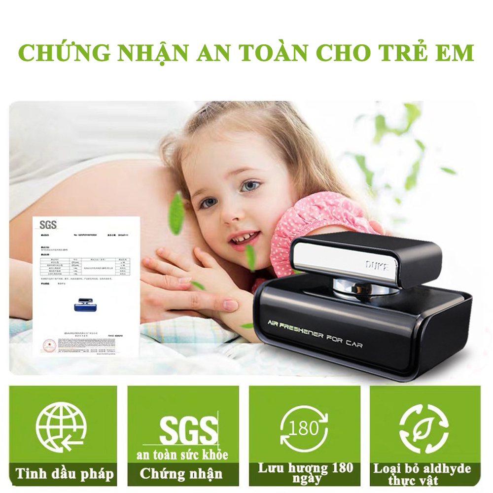 Nước hoa ô tô xe hơi cao cấp đặt taplo ô tô khử mùi chống say xe chiết xuất hoàn toàn từ thiên