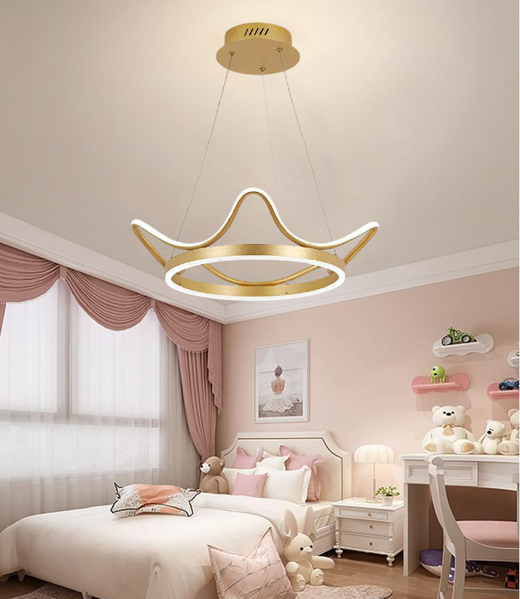 Đèn thả CROWN kiểu dáng độc đáo, cao cấp trang trí nội thất sang trọng, hiện đại.
