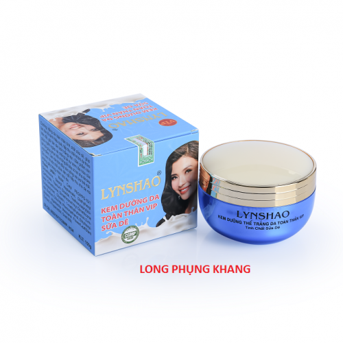 Kem dưỡng trắng da toàn thân BODY cao cấp ( TINH CHẤT SỮA DÊ ) LYNSHAO - Hàng Chính Hãng