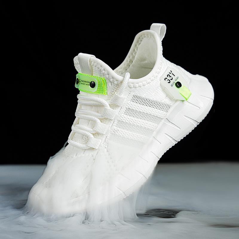 Size 26-38 Trẻ Em Giày Thoáng Khí Trẻ Em Chạy Bộ Nhẹ Thoáng Khí Giày Tập Giày Trẻ Em Bé Trai Color: black Shoe Size: 32