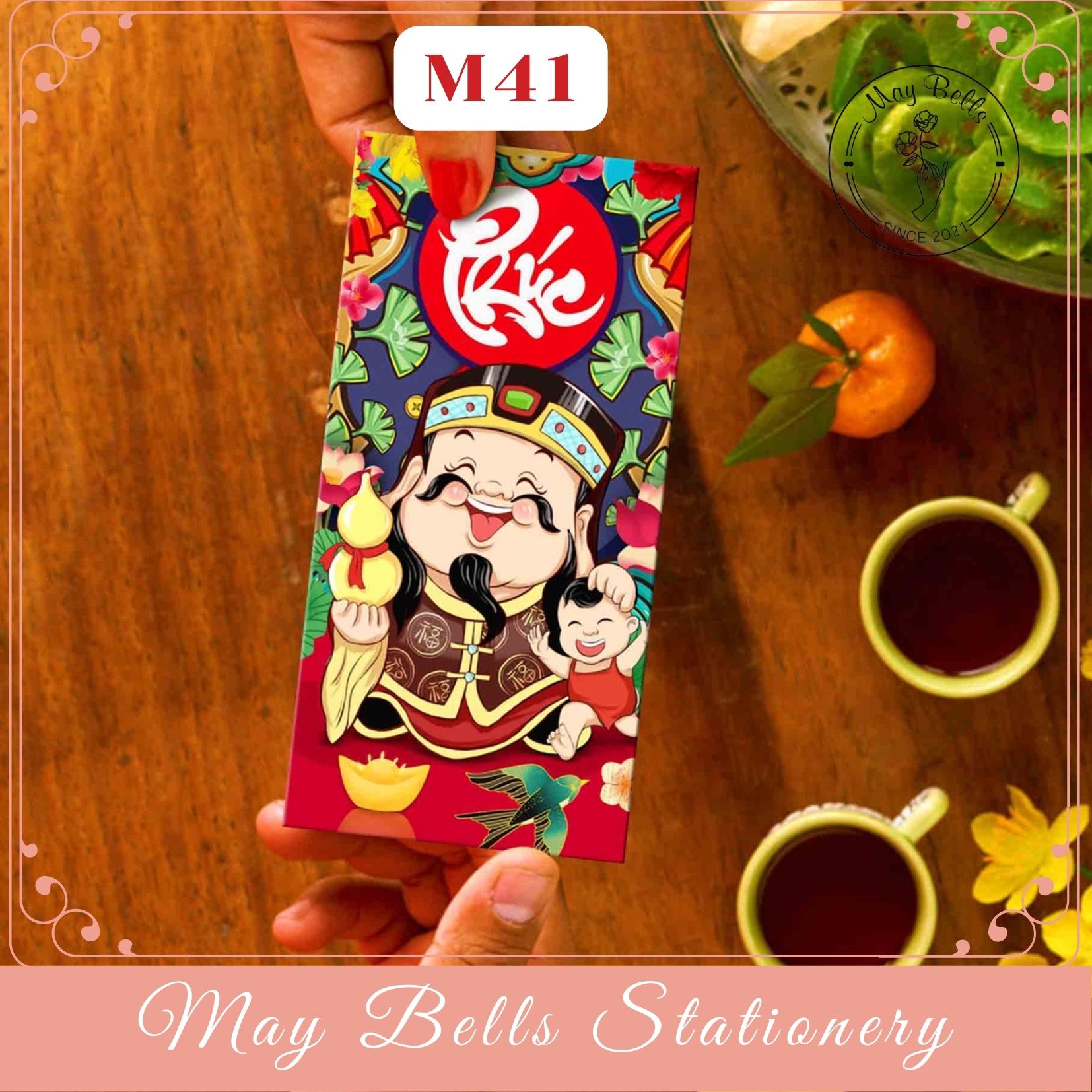 Bao Lì Xì Tết 2024 Giáp Thìn Mẫu PHÚC LỘC THỌ Được Chọn Mẫu, Bao Lì Xì Mừng Tuổi Cao Cấp, Sang Trọng, Dễ Thương