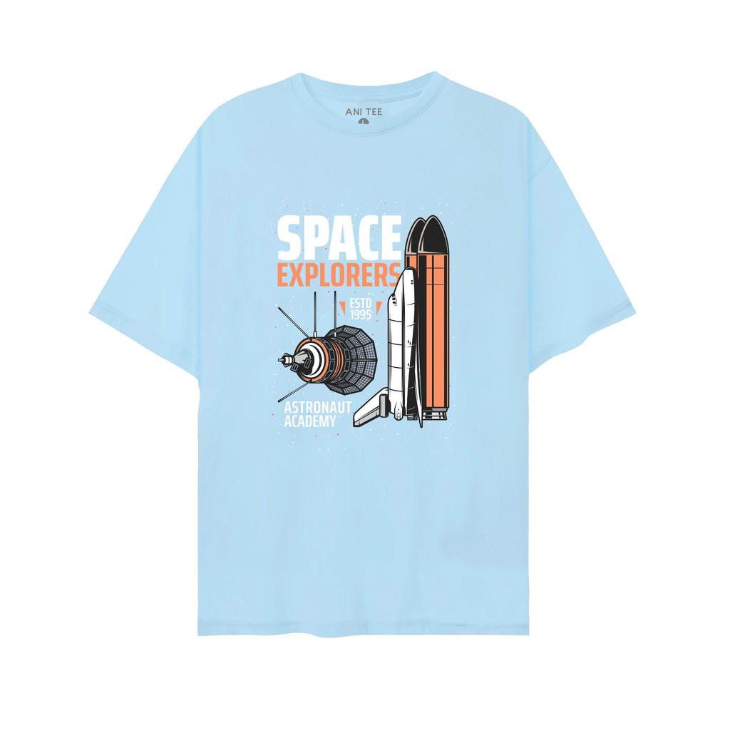 Áo Thun Cotton 100% Form Rộng - Space Explorers