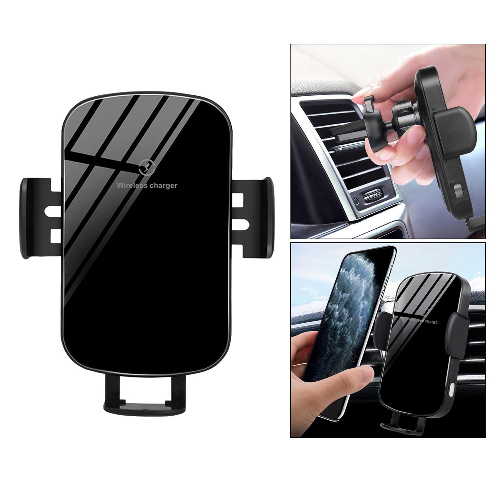 Wireless Car Charger,15W Qi Fast Charging Auto-Clamping Car Mount, Windshield Dash Air Vent Phone Holder Compatible with iPhone 11/11 Pro Max/Xs MAX