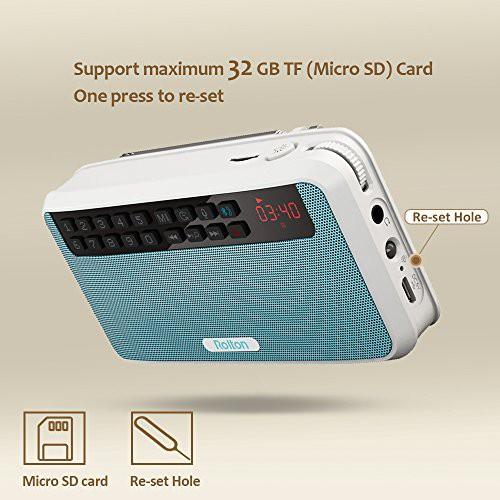 ĐÀI FM BLUETOOTH NGHE NHẠC CHẤT ROLTON E500 HÀNG CHÍNH HÃNG