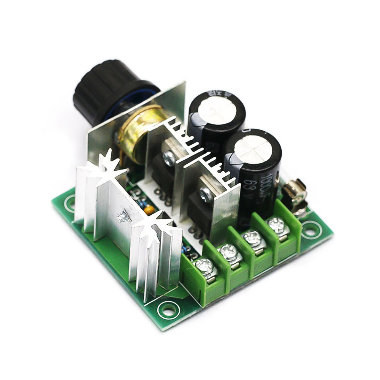 Mạch điều chỉnh tốc độ động cơ DC PWM 12V - 40V 10A có chiết áp ngoài - hàng nhập khẩu