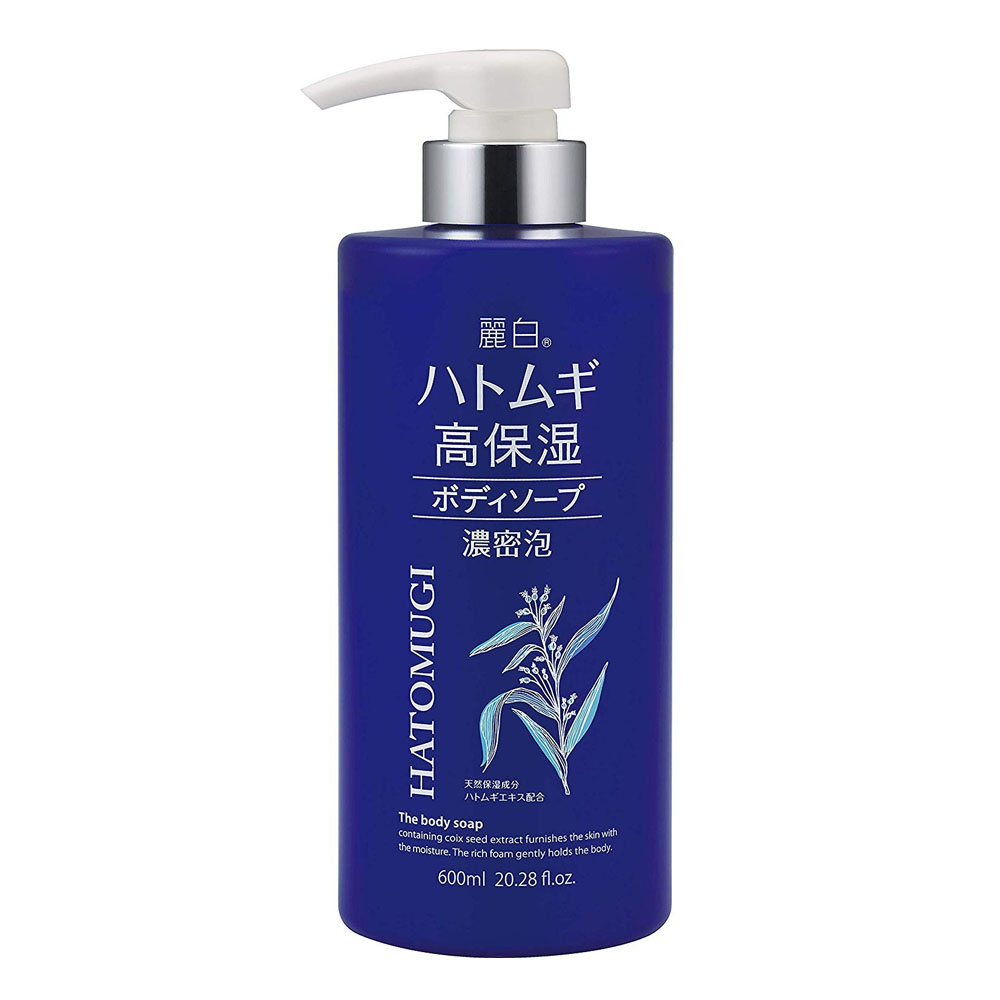 Sữa tắm dưỡng ẩm sâu &amp; làm sáng da Reihaku Hatomugi High Moisturizing Body Soap 600ml