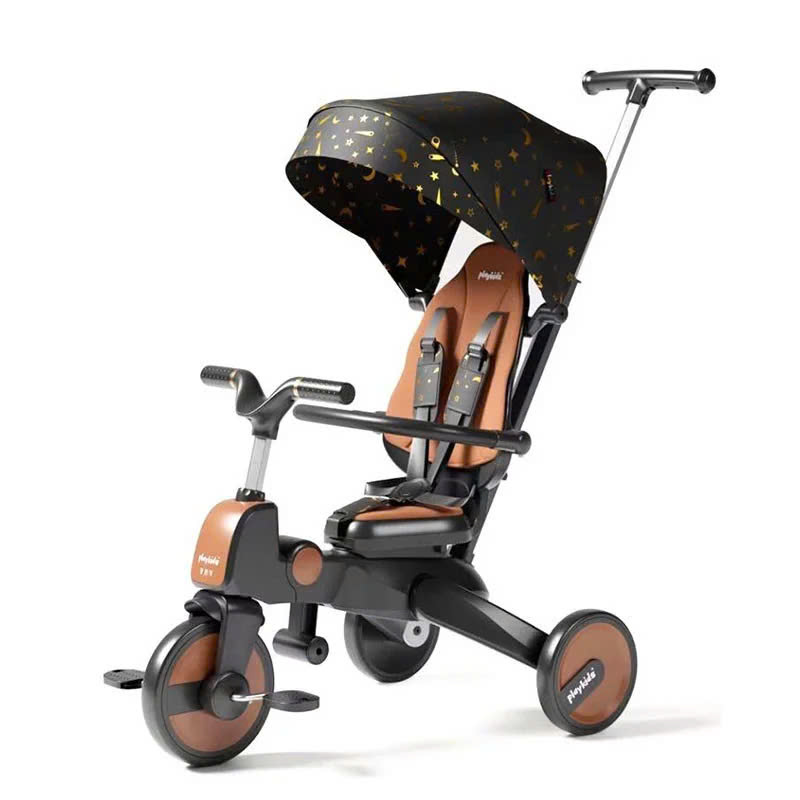 Xe đạp 3 bánh cho bé Playkids S03 New 2024, gấp gọn Hàng chính hãng