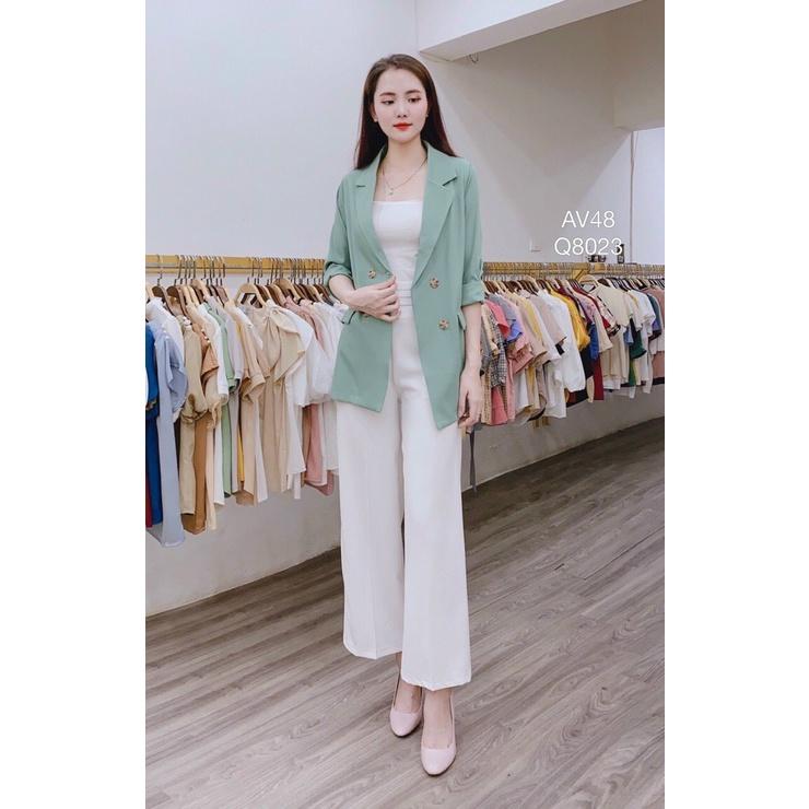 Áo blazer️ ️ áo vest nữ phong cách Hàn Quốc trẻ trung năng động, mặc được trong mọi thời tiết