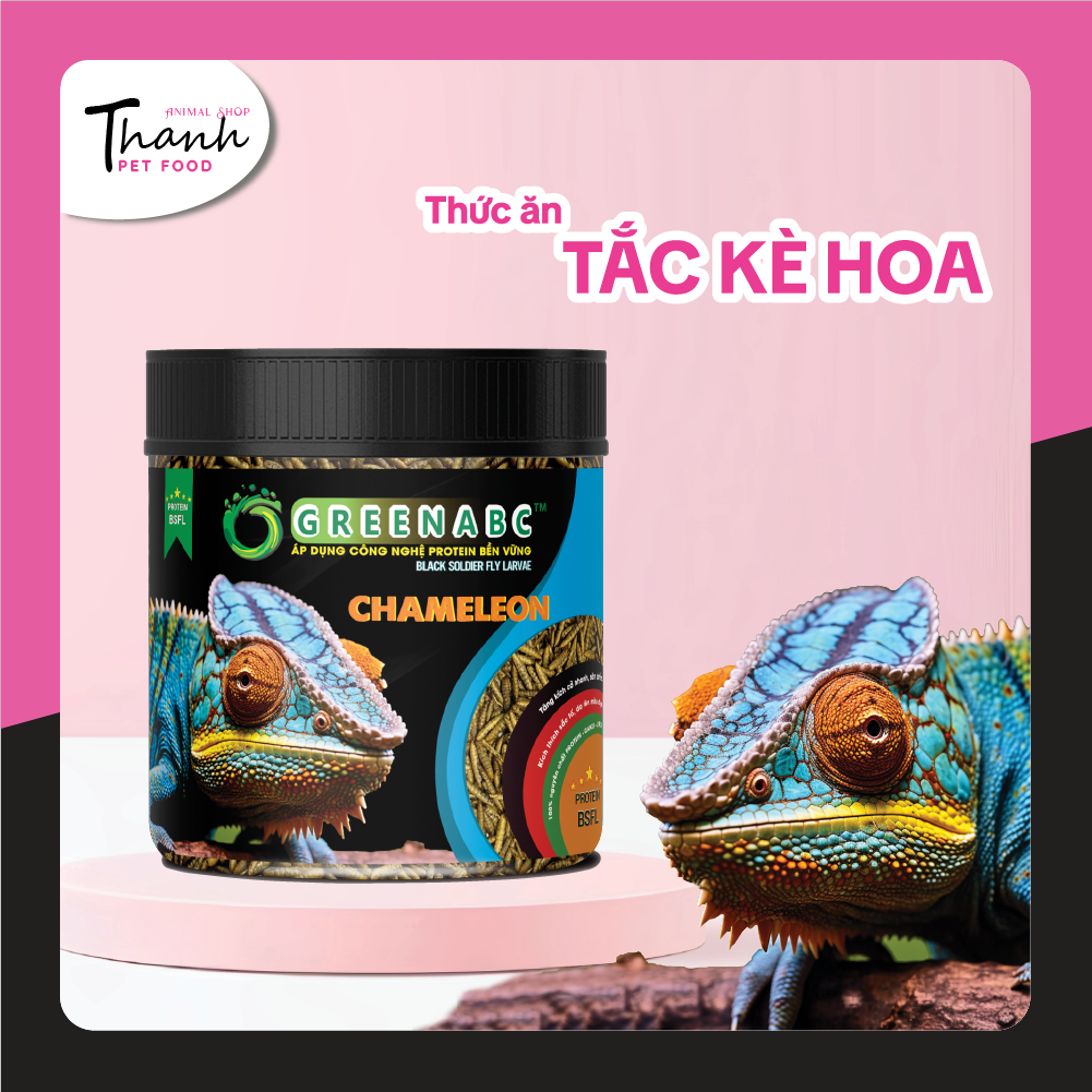 Thức ăn bò sát Tắc Kè Hoa - Chameleon