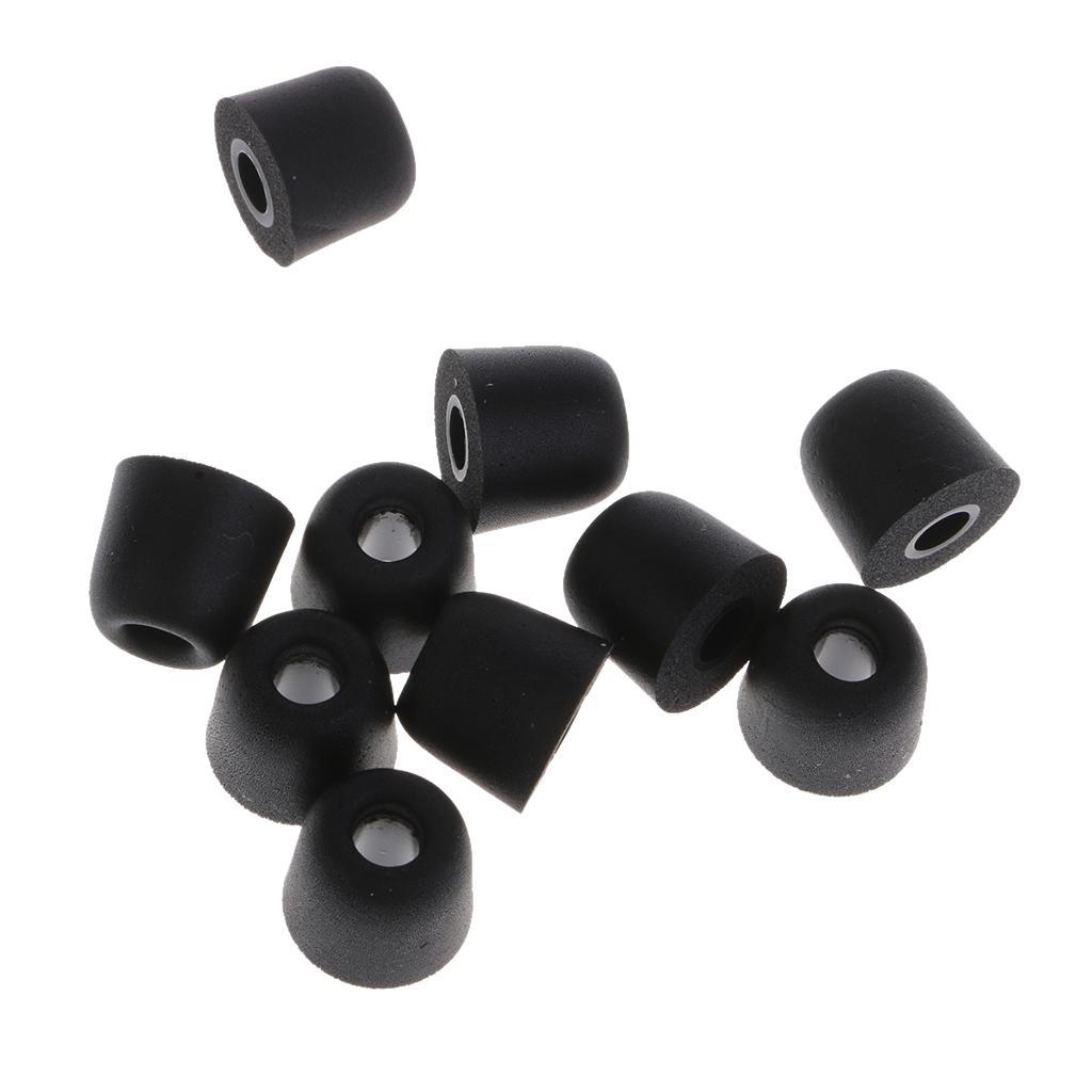 30 pcs 4.5mm Replacement Eartips Bud Earbud Memory Foam For Earphone