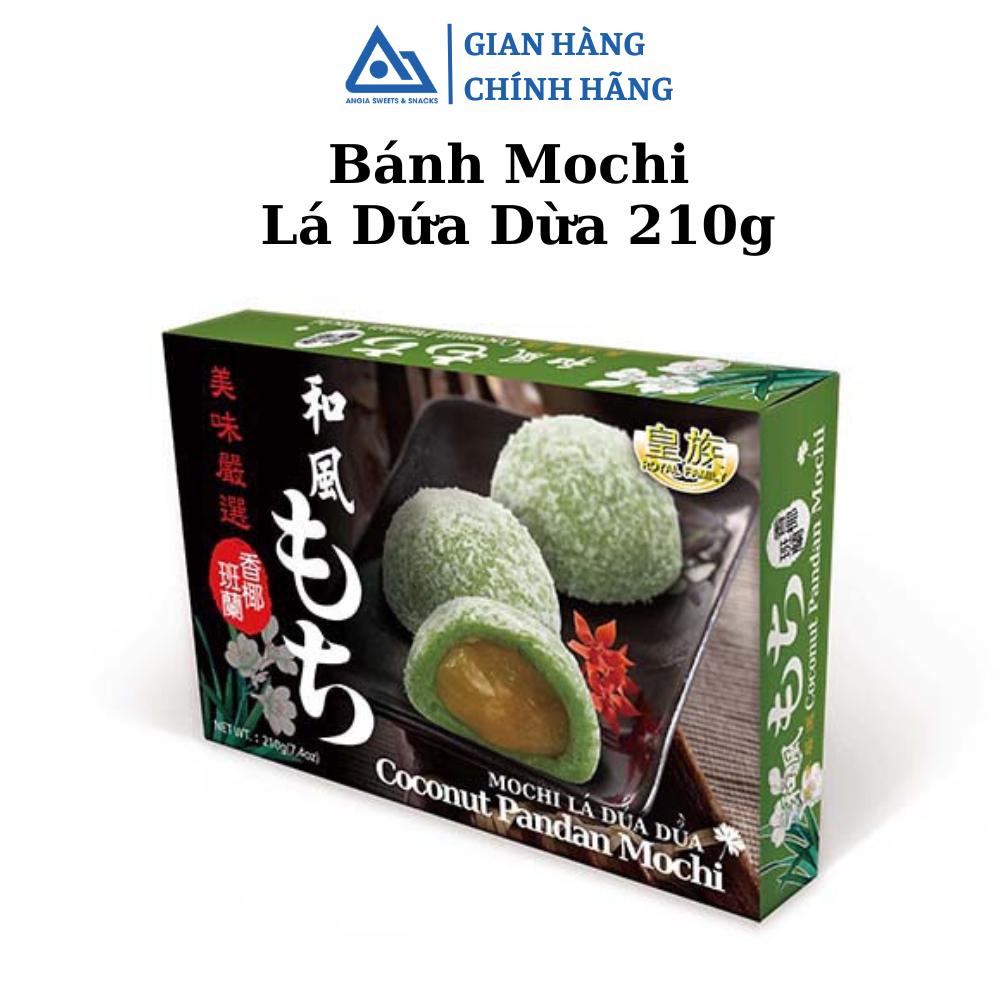 Bánh Mochi ăn vặt vị lá dứa dừa 210g An Gia Sweets &amp; Snacks