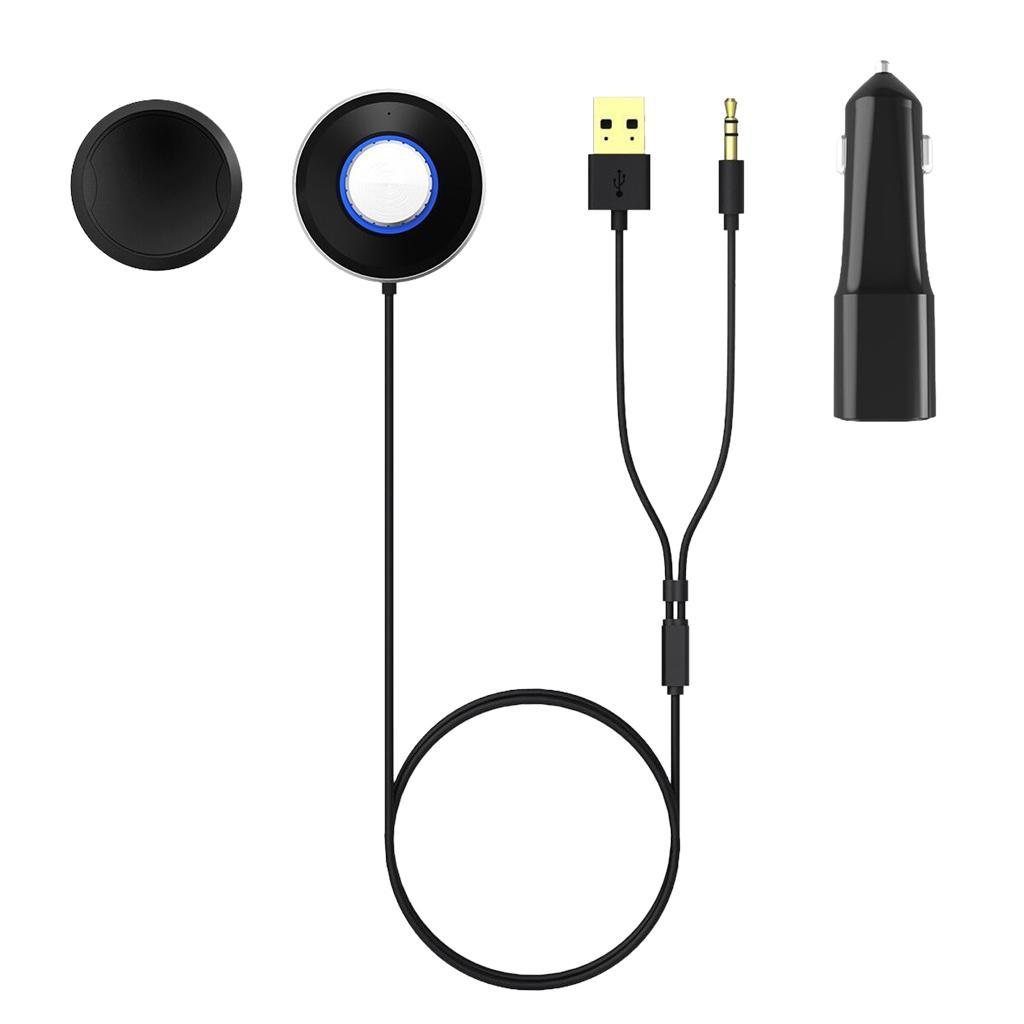 Bluetooth Audio Receiver v4.0 Car Music Receiver with USB Car Charger