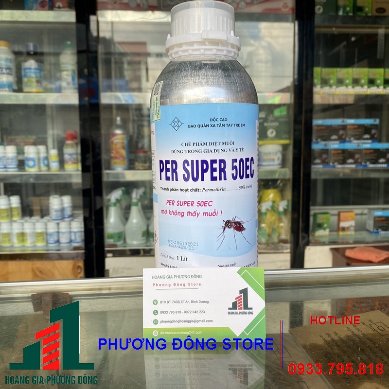 Thuốc diệt muỗi và côn trùng PER SUPER 50EC (chai Al)