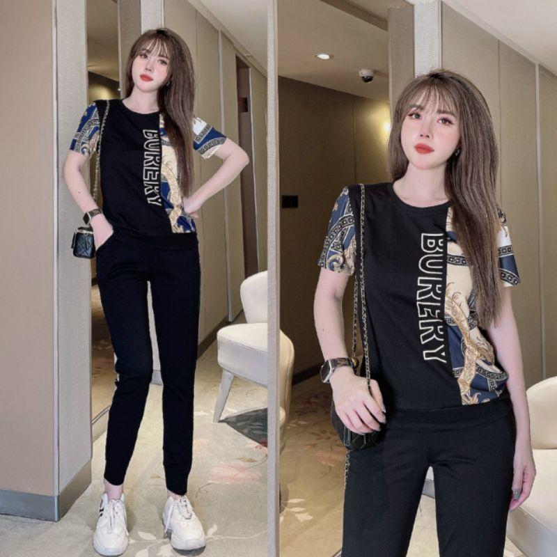 Bộ đồ nữ in họa tiết BBR sang trọng
