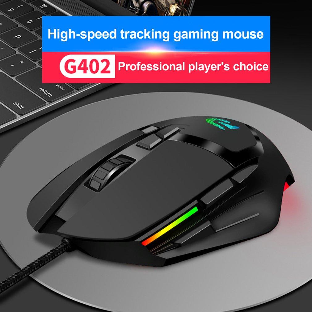 G402 Chơi Game Hay Cơ Học Máy Tính Ergonomic Đủ Dòng Nâng Cấp Động Cơ 4000DPI RGB Chống Mồ Hôi LED Backlit Bằng Không trễ