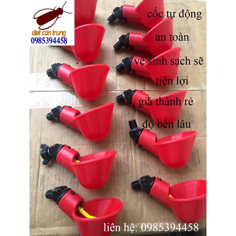 combo 10 sp Máng uống tự động cho chim - gà - vịt - ngan