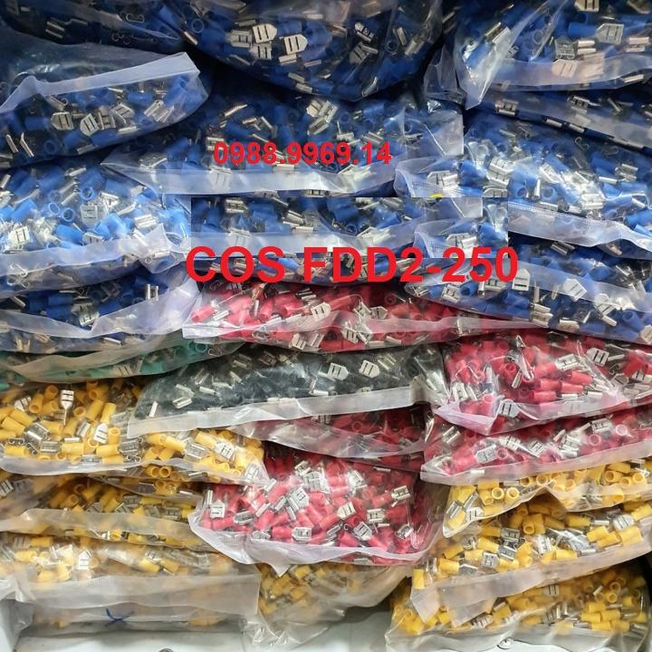 Cos FDD2-250 đầu cos ghim đồng bọc nhựa
