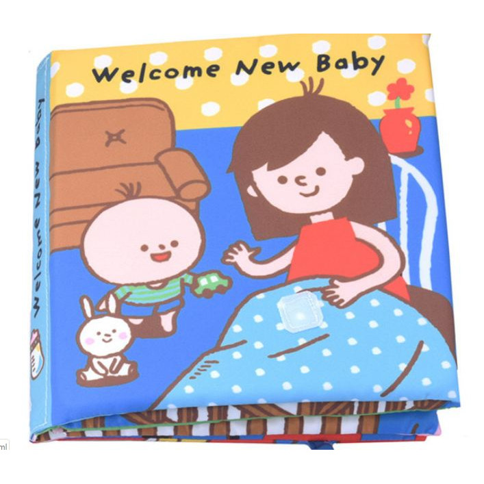 Đồ chơi - Sách vải Welcome New Baby