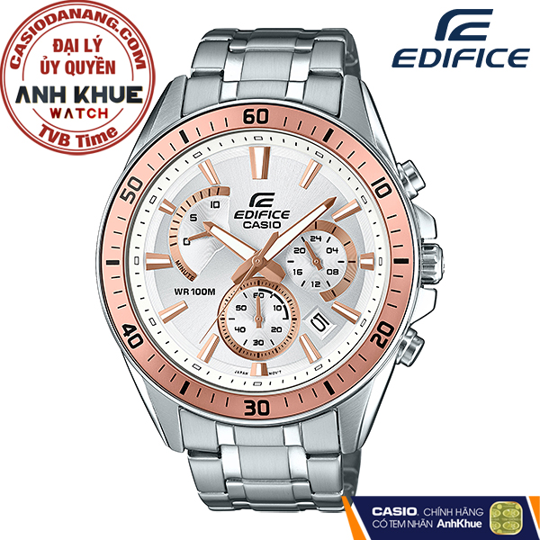 Đồng hồ nam dây kim loại Casio Edifice chính hãng EFR-552D-7AVUDF