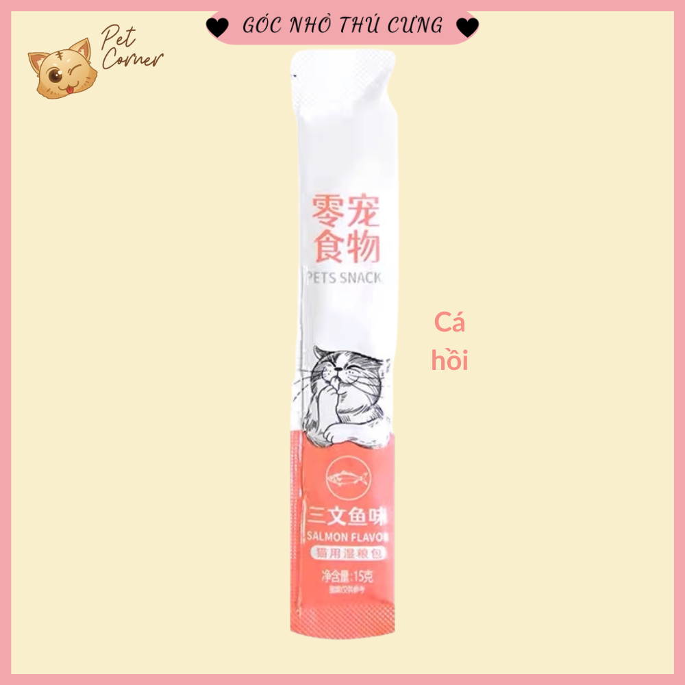 Combo 10 chiếc súp thưởng cho mèo giá rẻ Pet Snacks, Ciao, Shizuka, Cat Food