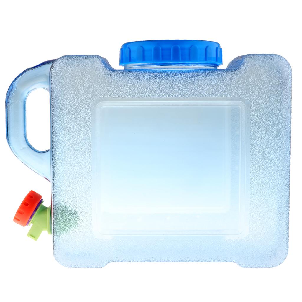2xOutdoor Camping Travel Car Water Bucket Water Carrier Canister 5L