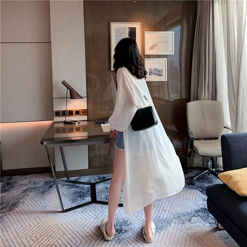 ÁO CARDIGAN CHẤT VOAN MỎNG DÁNG DÀI SIÊU XINH