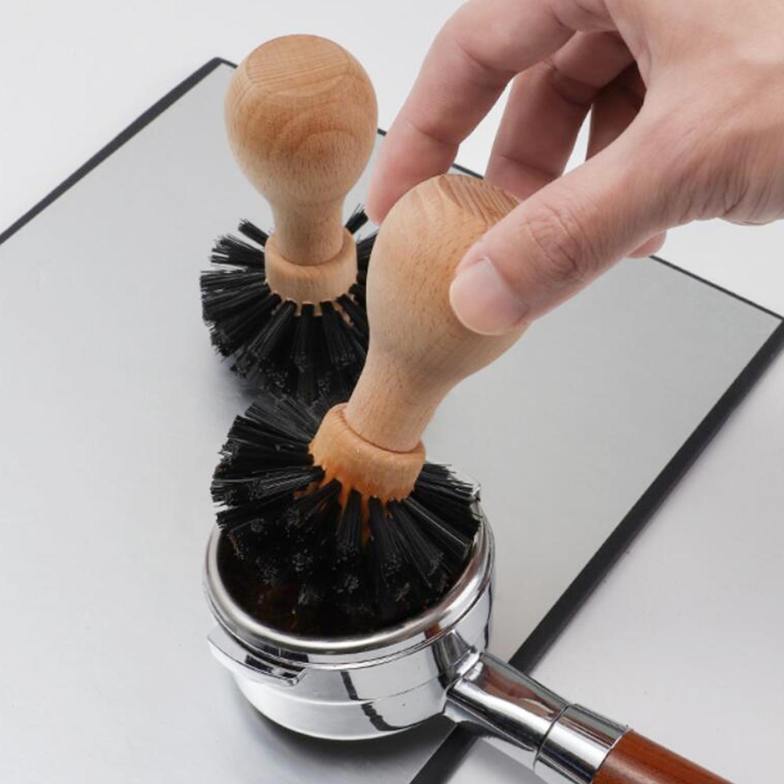 Coffee Tamper Cleaning Brush Coffee Grinder Cleaning for 51mm 53mm Basket