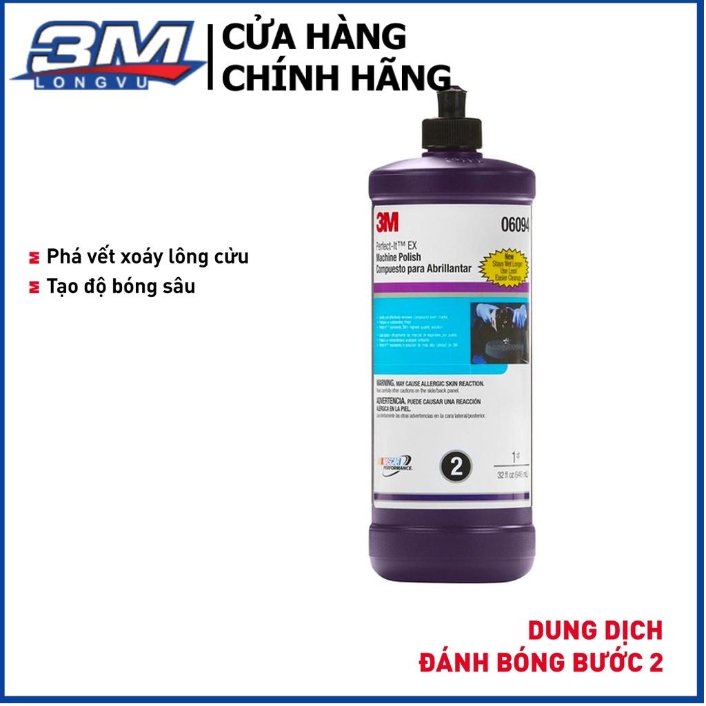 Dung dịch đánh bóng bước 2 3M - PN06094 Perfect-It(TM) EX Machine Polish - 3M Long Vu