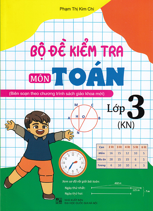 Sách - Bộ đề kiểm tra môn Toán lớp 3 (Kết nối)