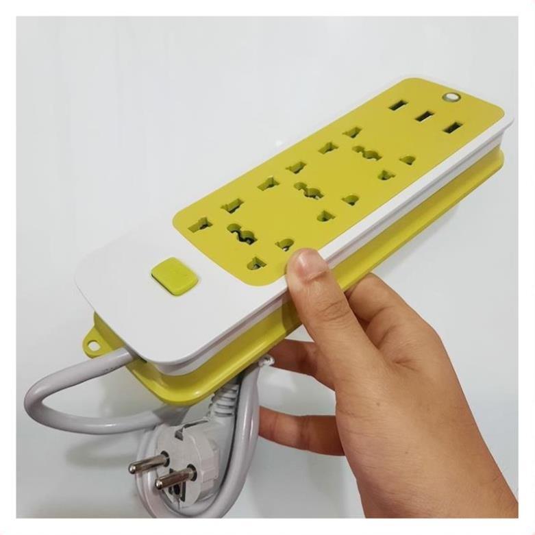 Ổ Cắm Điện Đa Năng, Chống Giật 6 Lỗ, 3 Cổng USB, Đa Năng Tiện Dụng