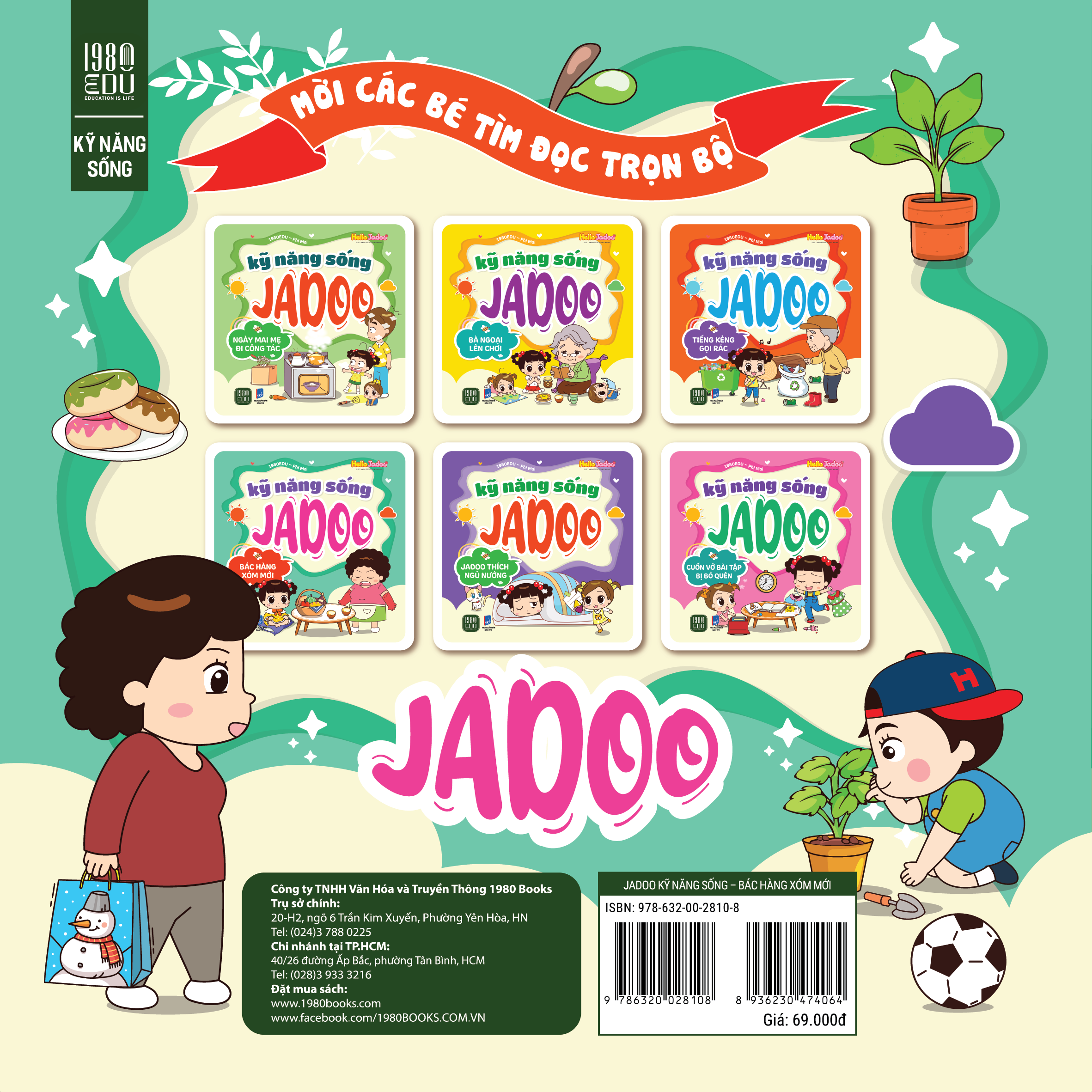 Sách JADOO Rèn kỹ năng sống (Chọn tập/combo)