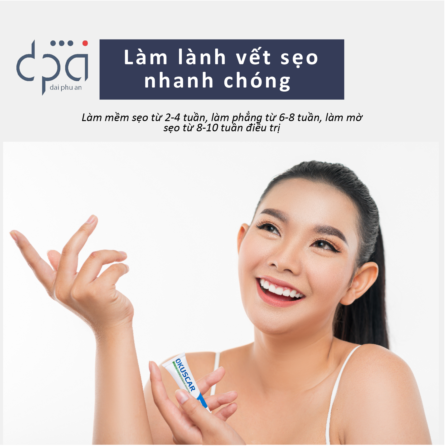 Combo 2 kem xóa sẹo cao cấp OKUSCAR - Thương hiệu 25 năm Hy Lạp - Thương hiệu số 1 Châu Âu - Được chuyên gia bác sĩ khuyên dùng
