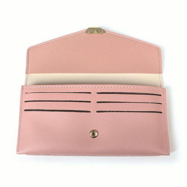 Ví nữ da cầm tay nữ nhiều ngăn