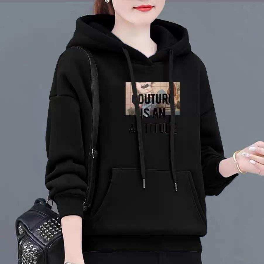 Áo hoodie nữ nỉ bông thời trang - Áo khoác hoodie nữ mặc nhà cực xinh