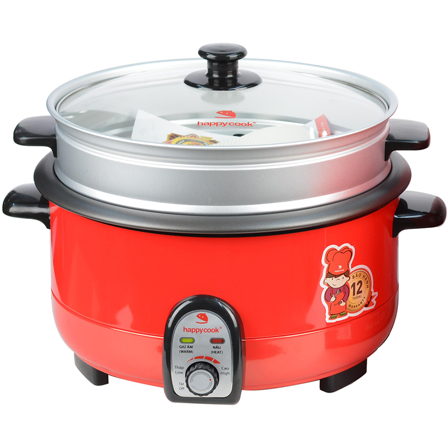 Nồi Lẩu Điện Happy Cook 3.5L HCHP-360SR - Hàng Chính Hãng