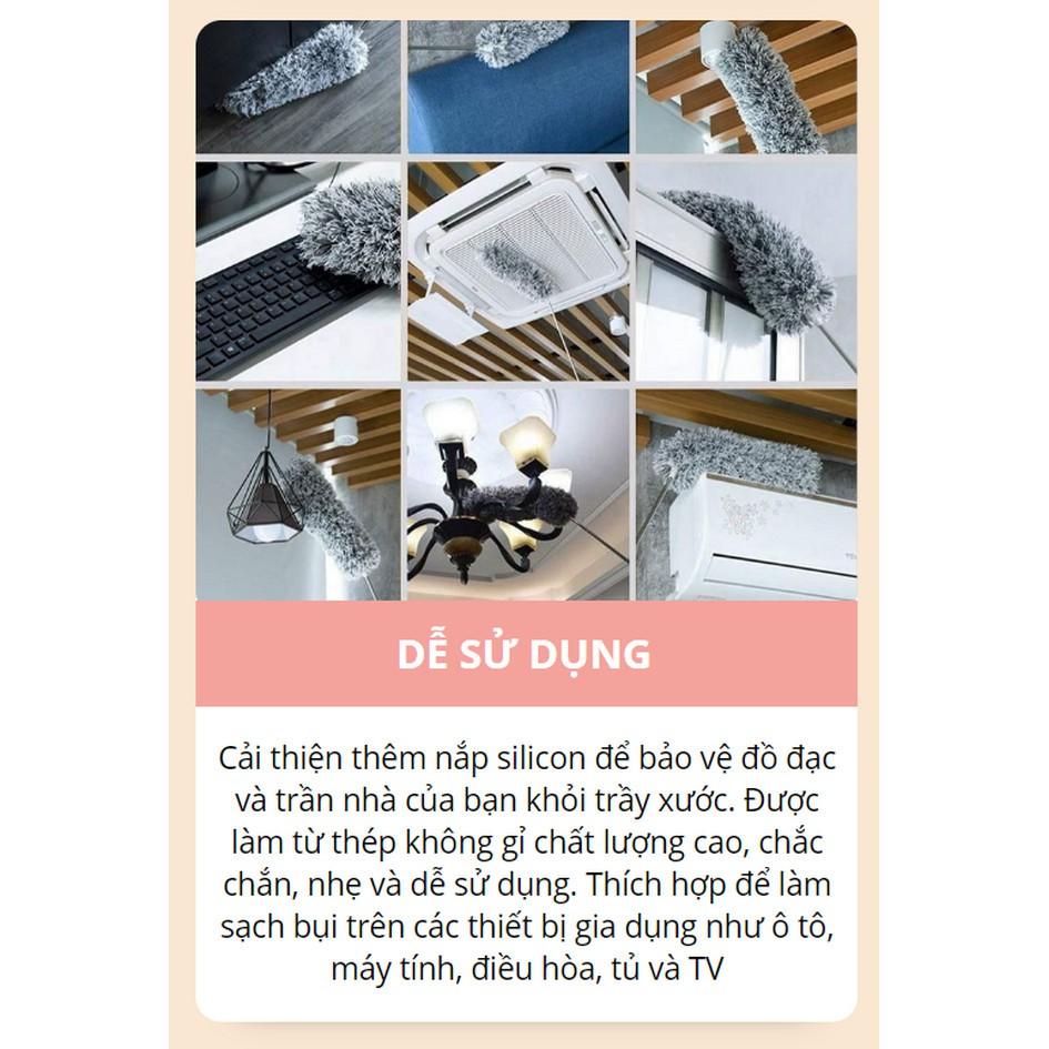 Chổi Quét Lau Bụi Vệ Sinh Làm Sạch Kéo Dài Đa Năng Duster