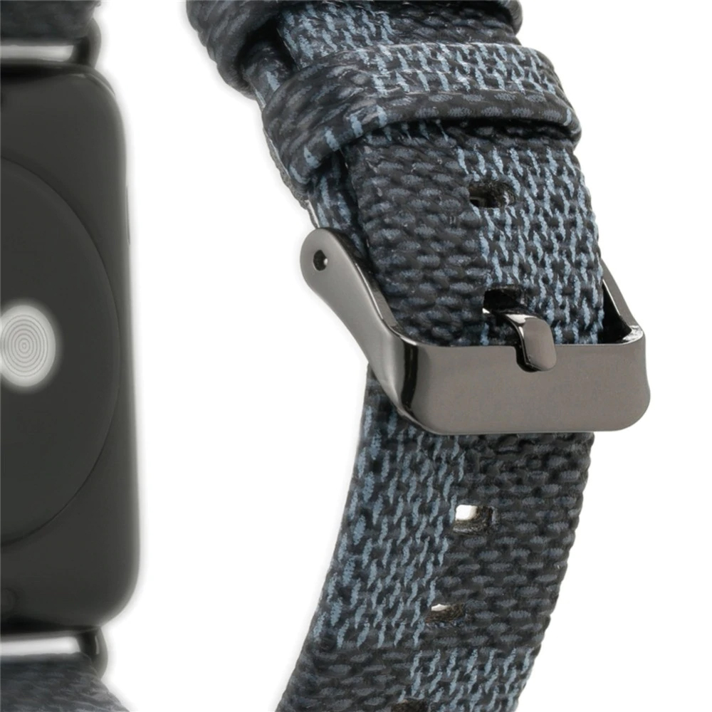 Dây da đeo thay thế cho Apple Watch 38mm Kakapi vân LV (ngàm nối màu ngẫu nhiên) - Hàng chính hãng