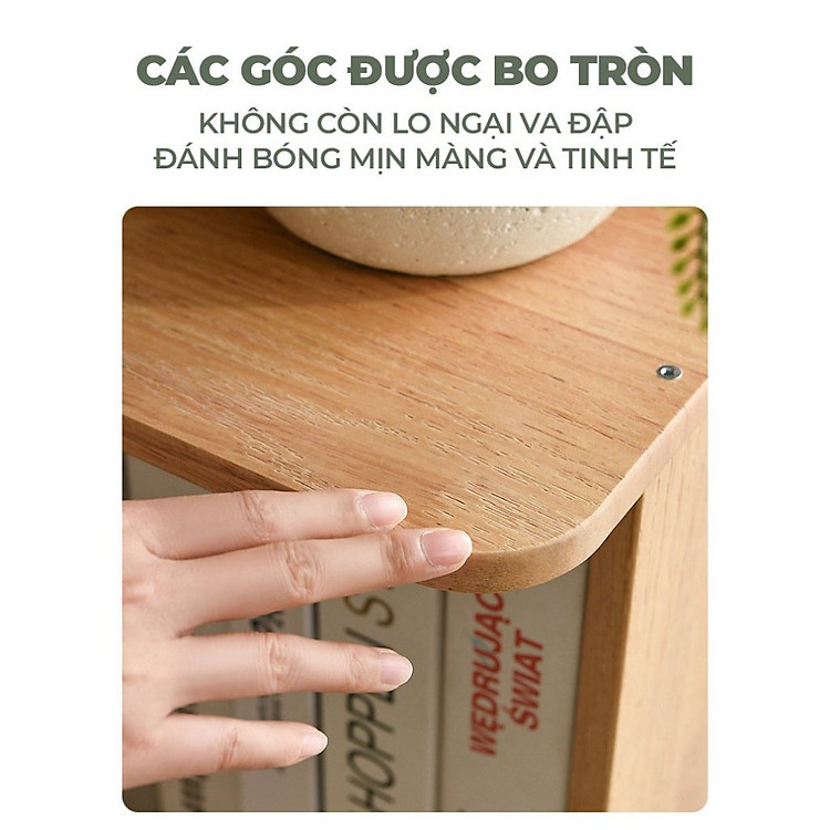 Kệ Sách Trang Trí Góc Tường Hình Chữ L Nhiều Tầng Đa Năng Chất Liệu Gỗ MDF Phủ Melamin Cao Cấp Phong Cách Và Màu Sắc Hiện Đại Dễ Dàng Lắp Đặt
