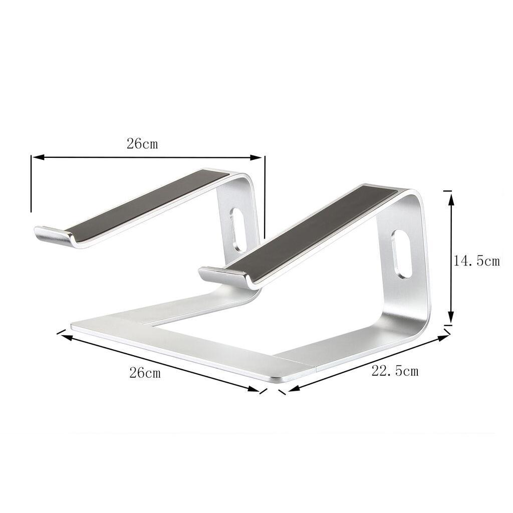 Aluminum Notebook Cooling Platform Desk Stand Holder for 10 to 17" Computers