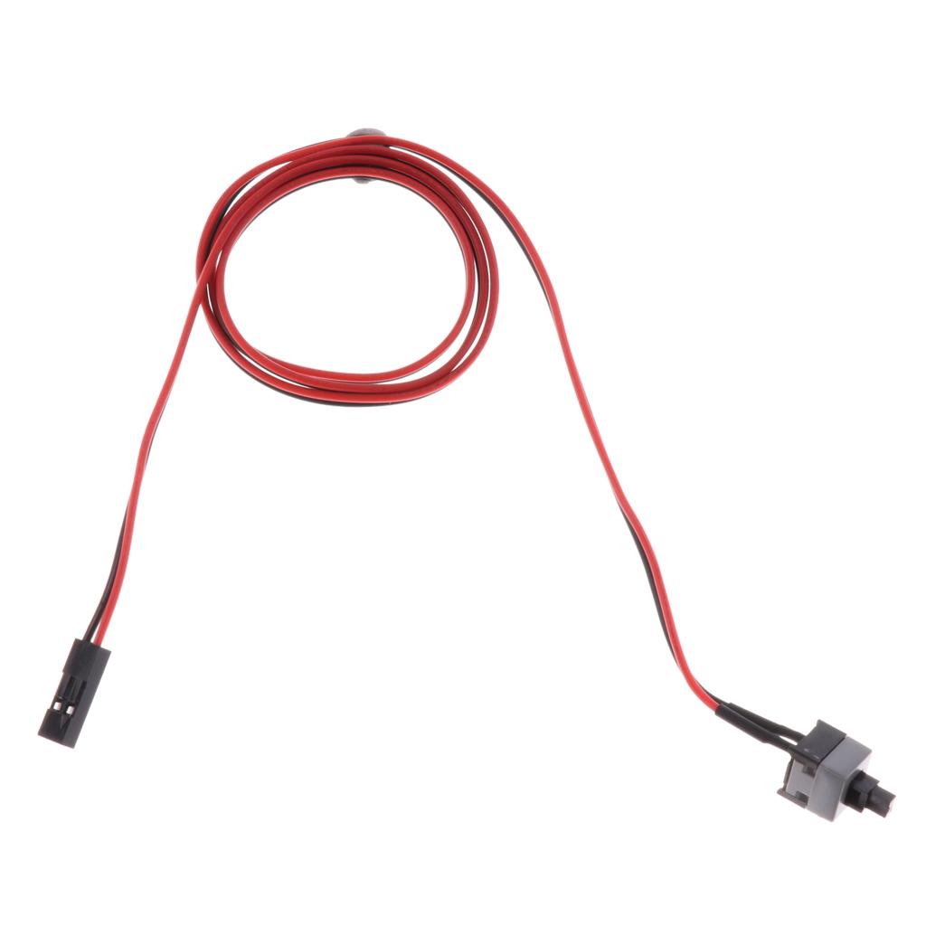 5Pcs Computer Case Power Supply Reset Switch ATX Cable For Motherboard