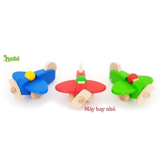 Đồ chơi gỗ - máy bay trực thăng gỗ Hobi