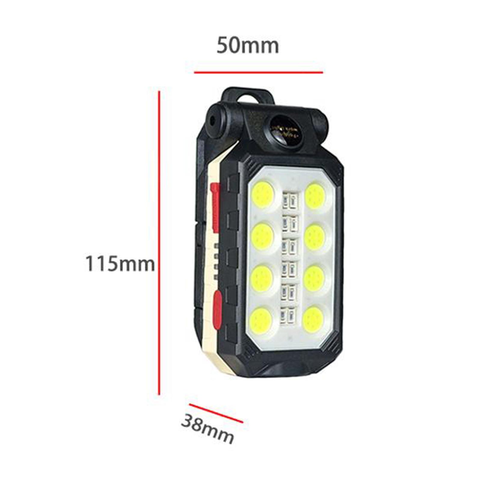 Camping Work Light Lantern, IPX6 Water Resistant, Super Bright, USB Rechargeable Outdoor Lantern, Black