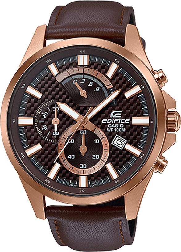 Đồng hồ nam dây da Casio Edifice chính hãng EFV-530GL-5AVUDF