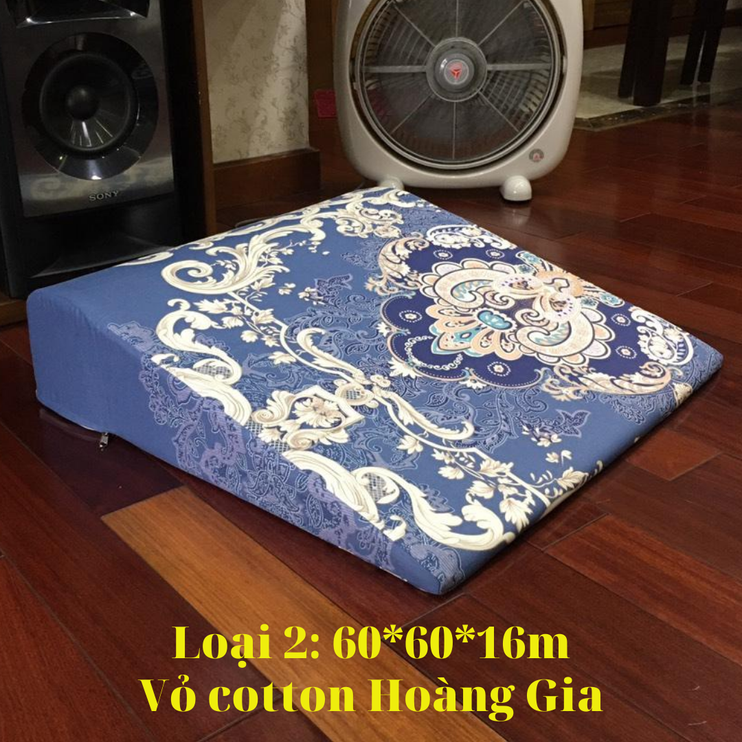 Gối chống trào ngược dạ dày dành cho người lớn YOROKOBI cao 16cm bo tròn đỉnh chống trơn tụt, giảm ngáy, giảm xoang - Hoàng Gia