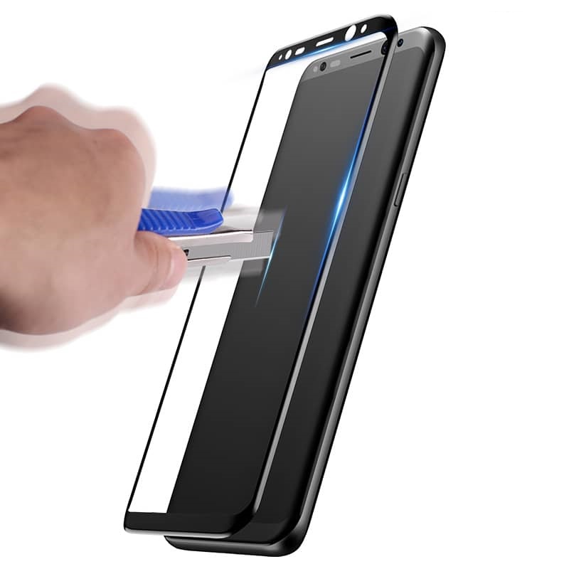 Miếng dán kính cường lực 3D Arc cho Samsung Galaxy S8 Plus Baseus Full màn hình vô cực chống chói vân tay - Sản phẩm chính hãng