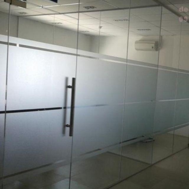 5m decal kính khổ 60cm. Trắng mờ